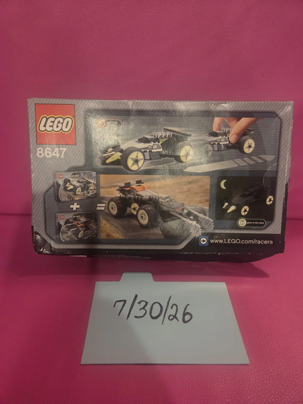 Lego Black and Yellow Night Racer